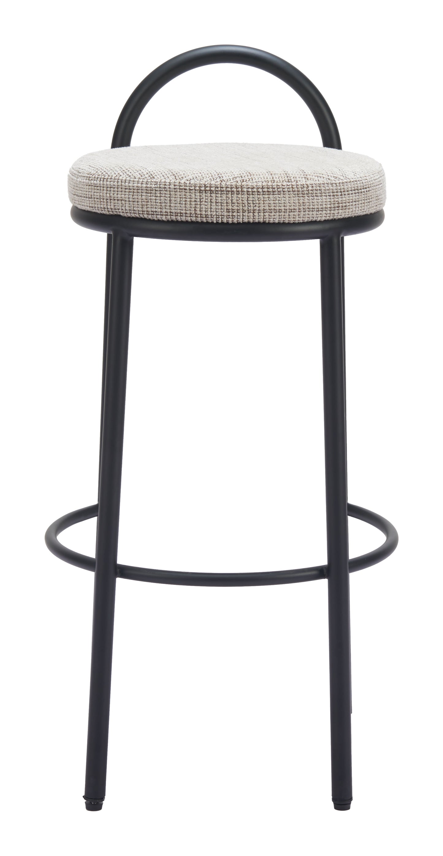 Sisal Barstool (Set of 2) Beige Tweed - Disselt Designs