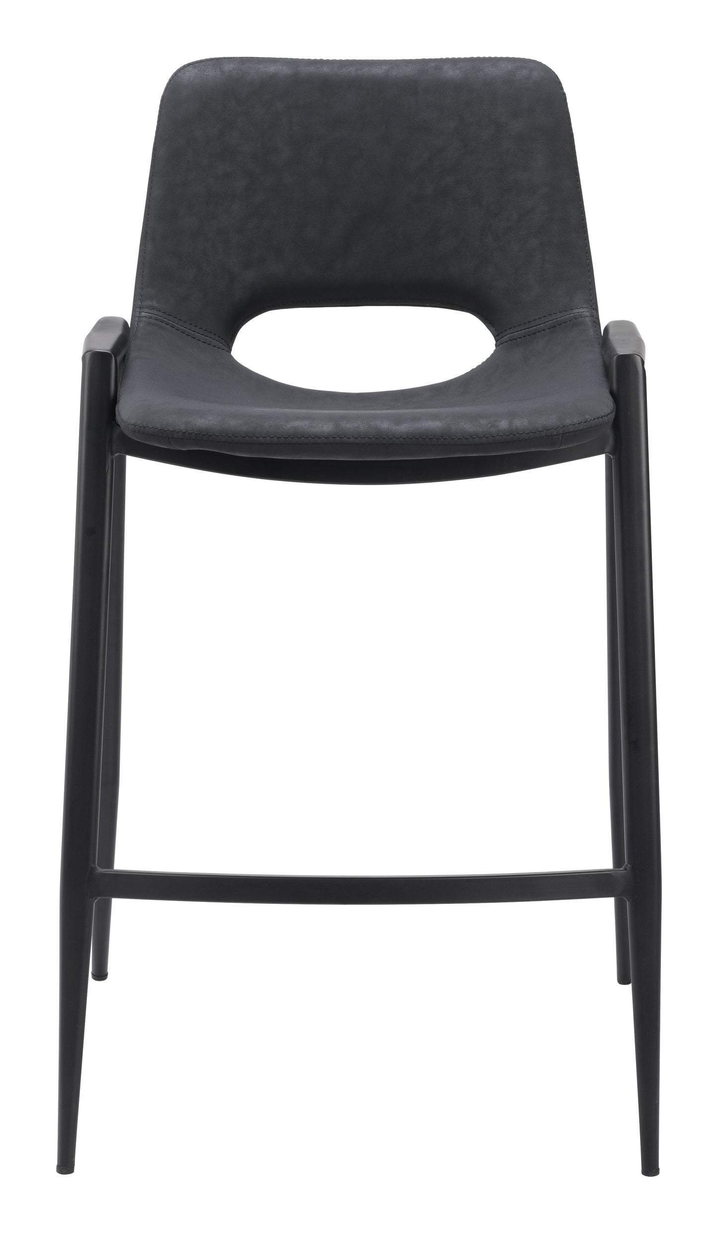 Desi Counter Stool (Set of 2) Black - Disselt Designs