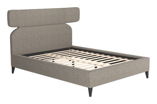 Dusa Queen Bed Olive Brown - Disselt Designs