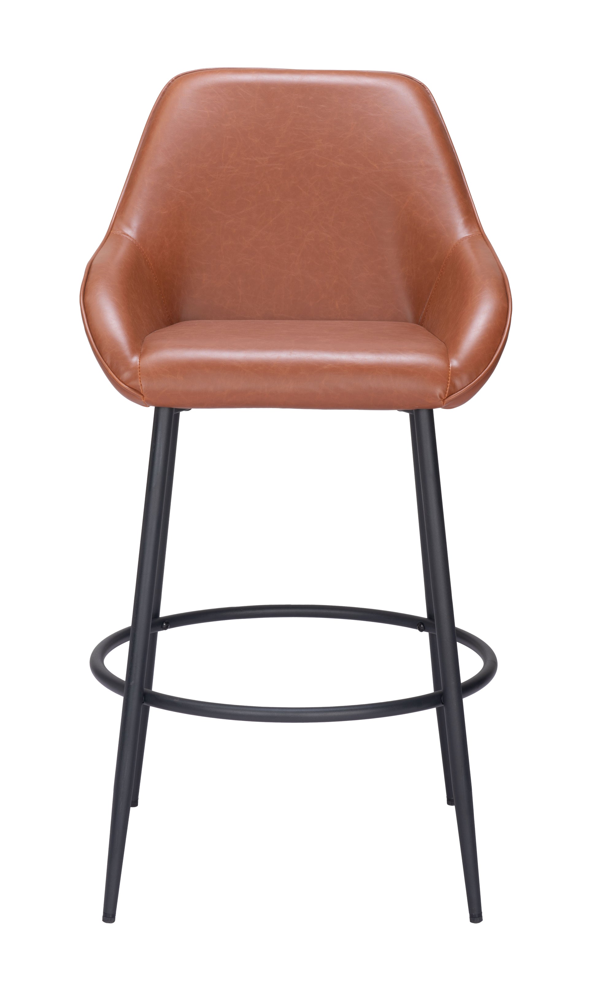 Vila Barstool (Set of 2) Brown - Disselt Designs
