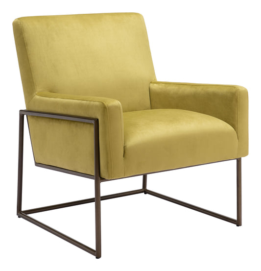 New York Accent Chair Olive Green - Disselt Designs