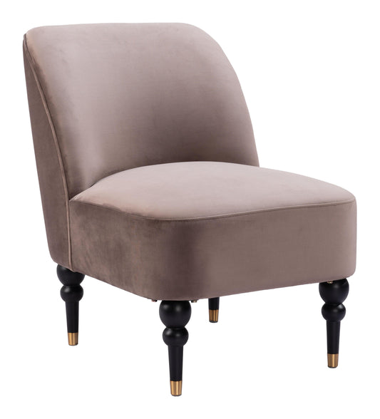 Bintulu Accent Chair Taupe - Disselt Designs