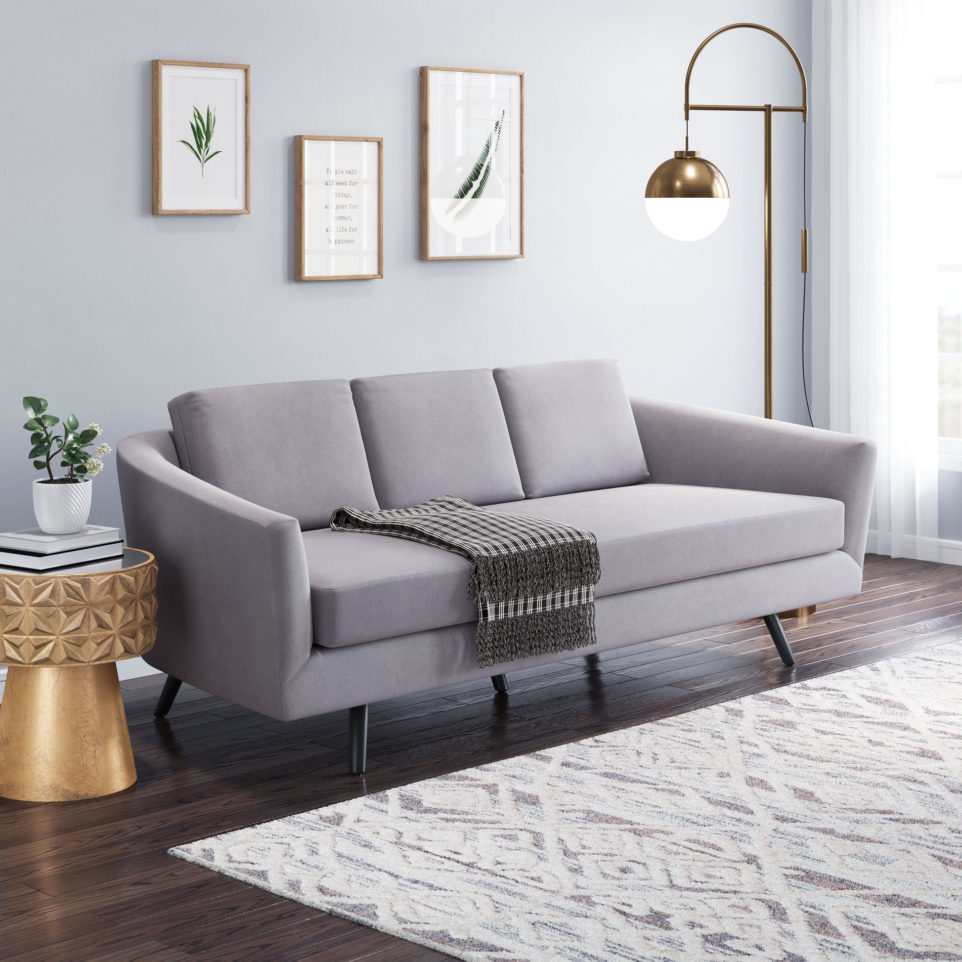 Divinity Sofa Gray - Disselt Designs