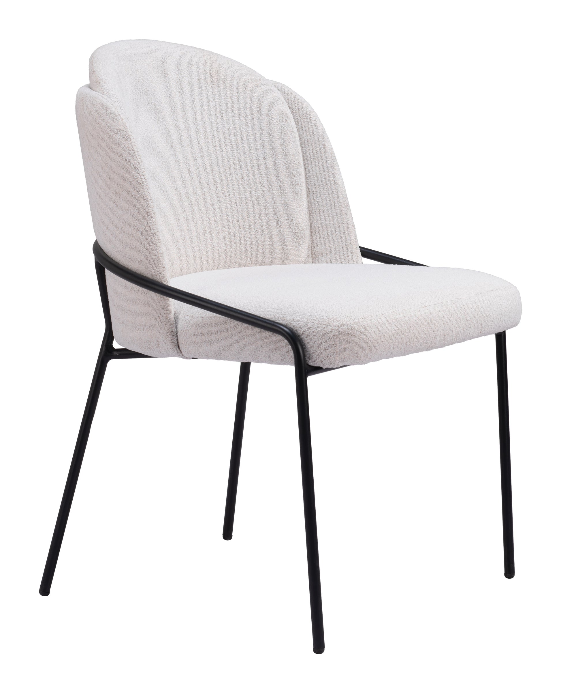Jambi Dining Chair (Set of 2) Ivory - Disselt Designs