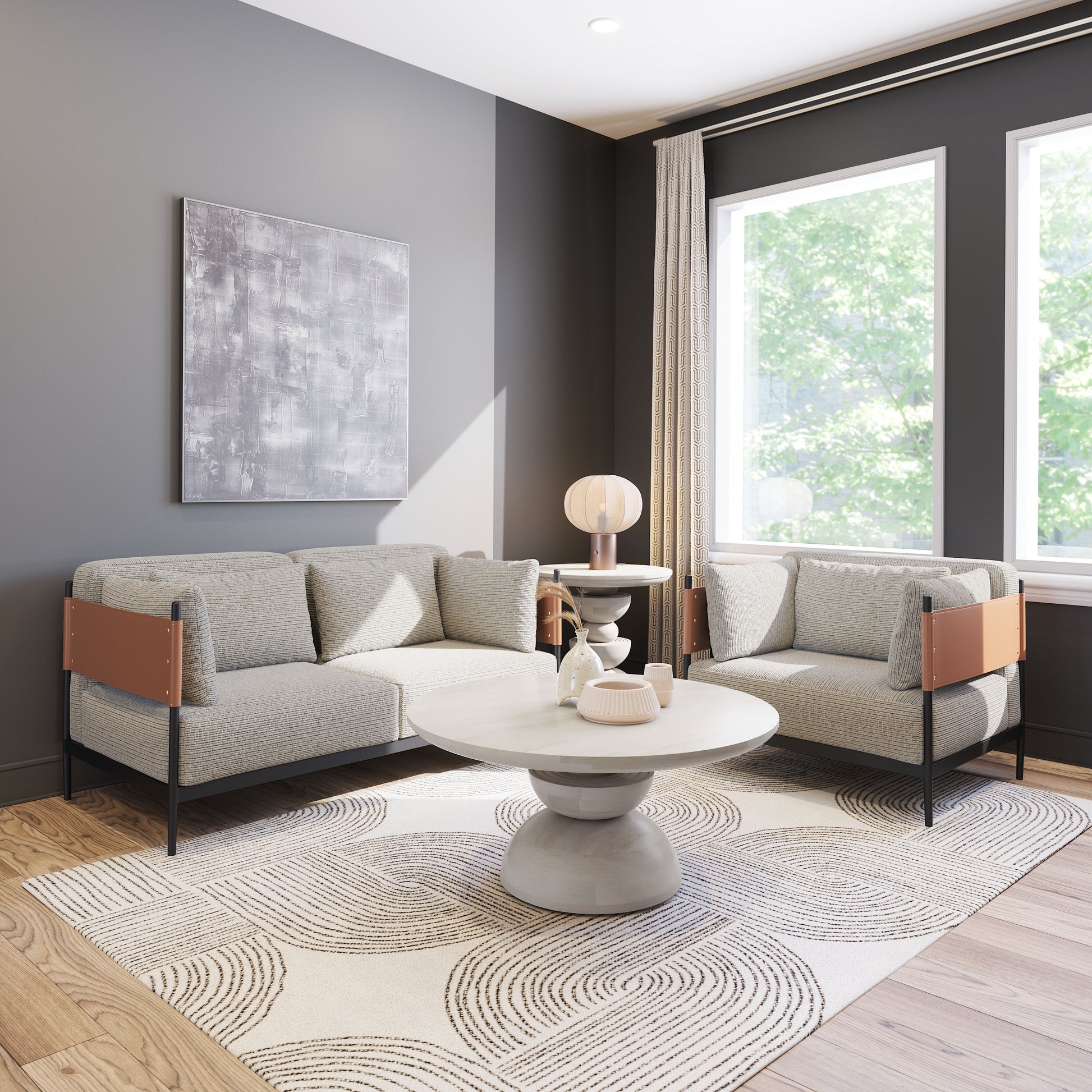 Stirbe Armchair Gray - Disselt Designs