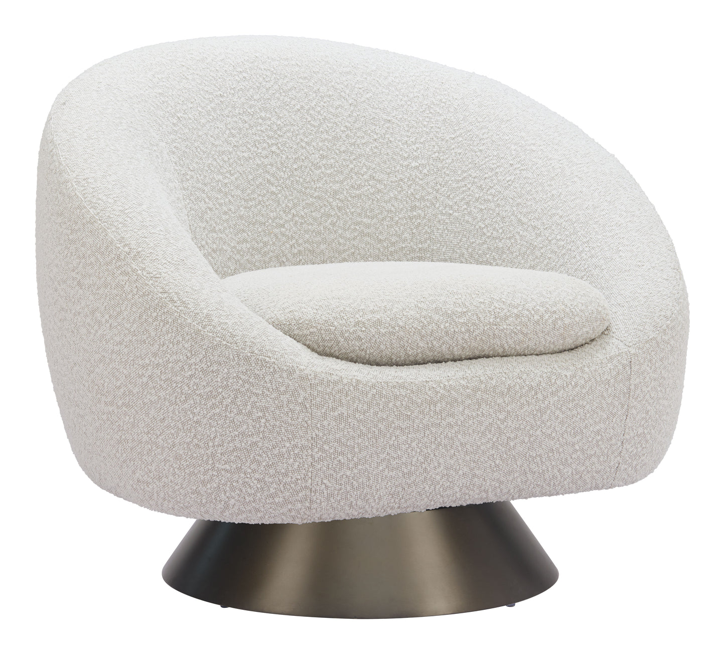 Modan Swivel Chair Misty Gray - Disselt Designs