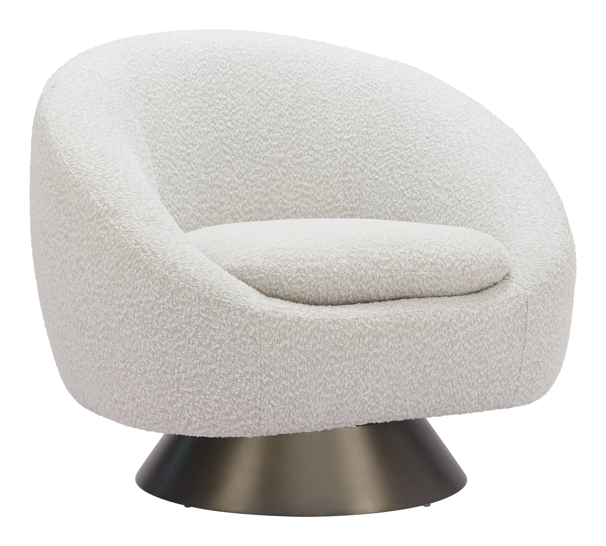 Modan Swivel Chair Misty Gray - Disselt Designs