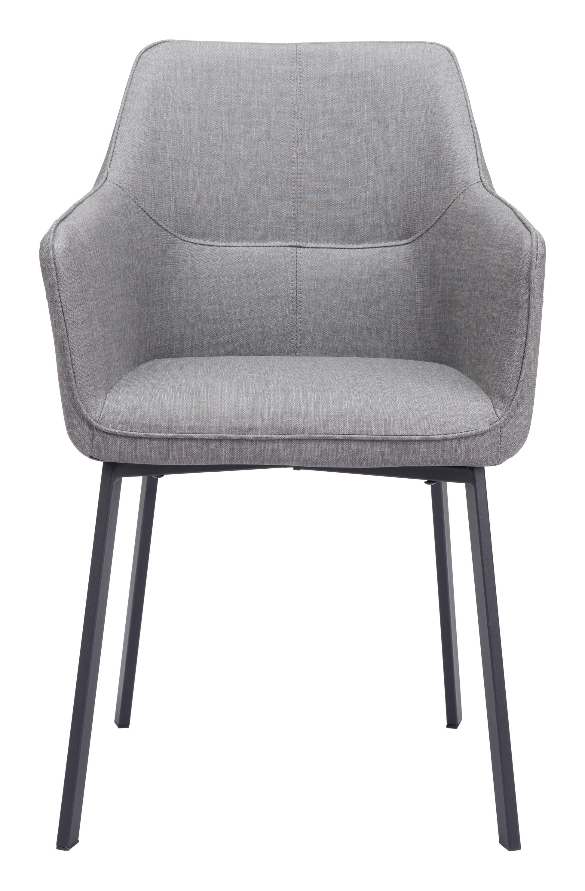 Adage Dining Chair (Set of 2) Gray - Disselt Designs