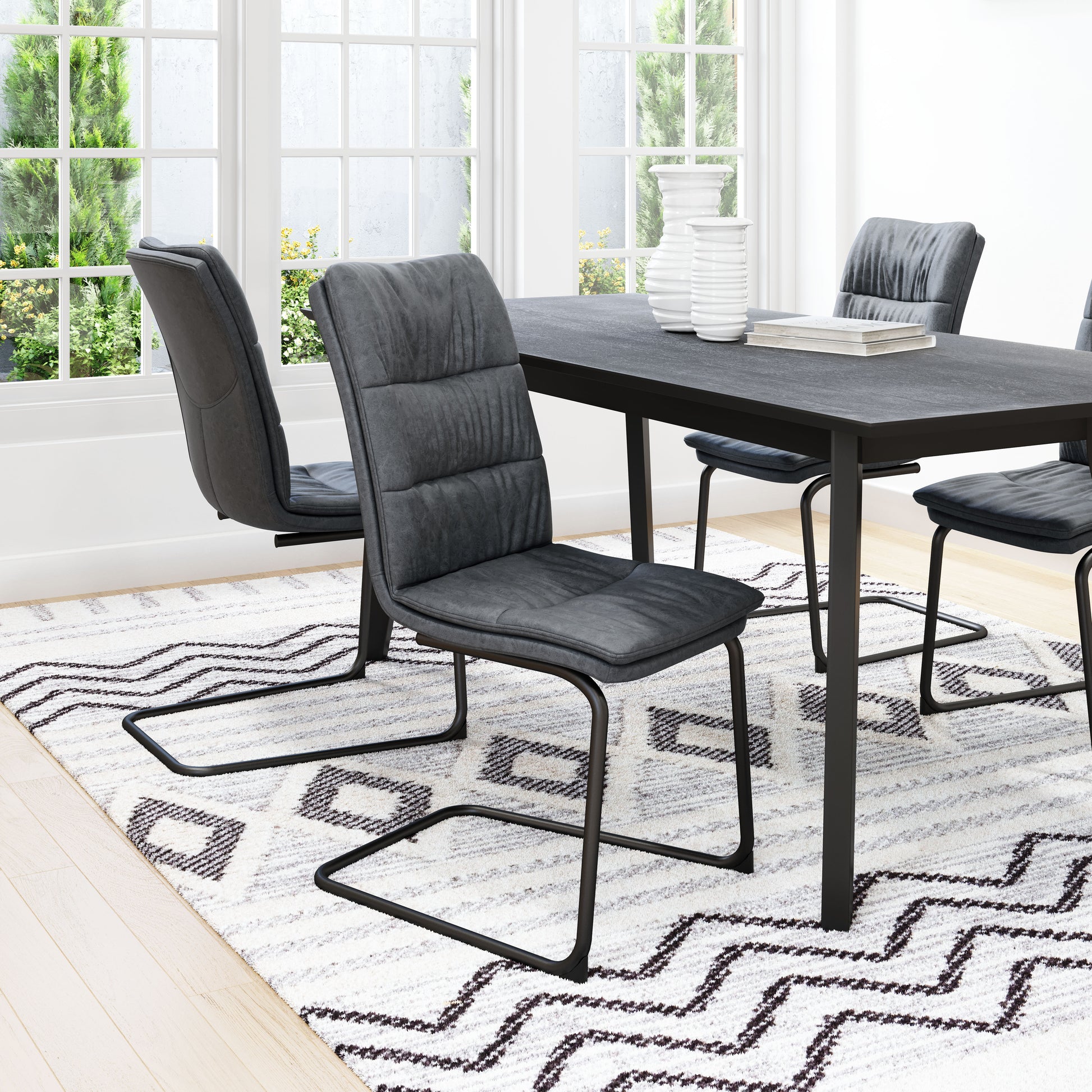 Sharon Dining Chair (Set of 2) Vintage Black - Disselt Designs