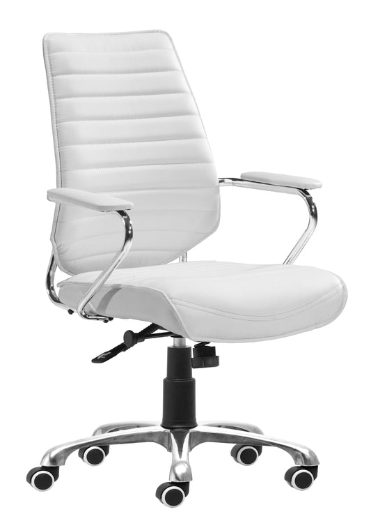 Enterprise Low Back Office Chair White - Disselt Designs
