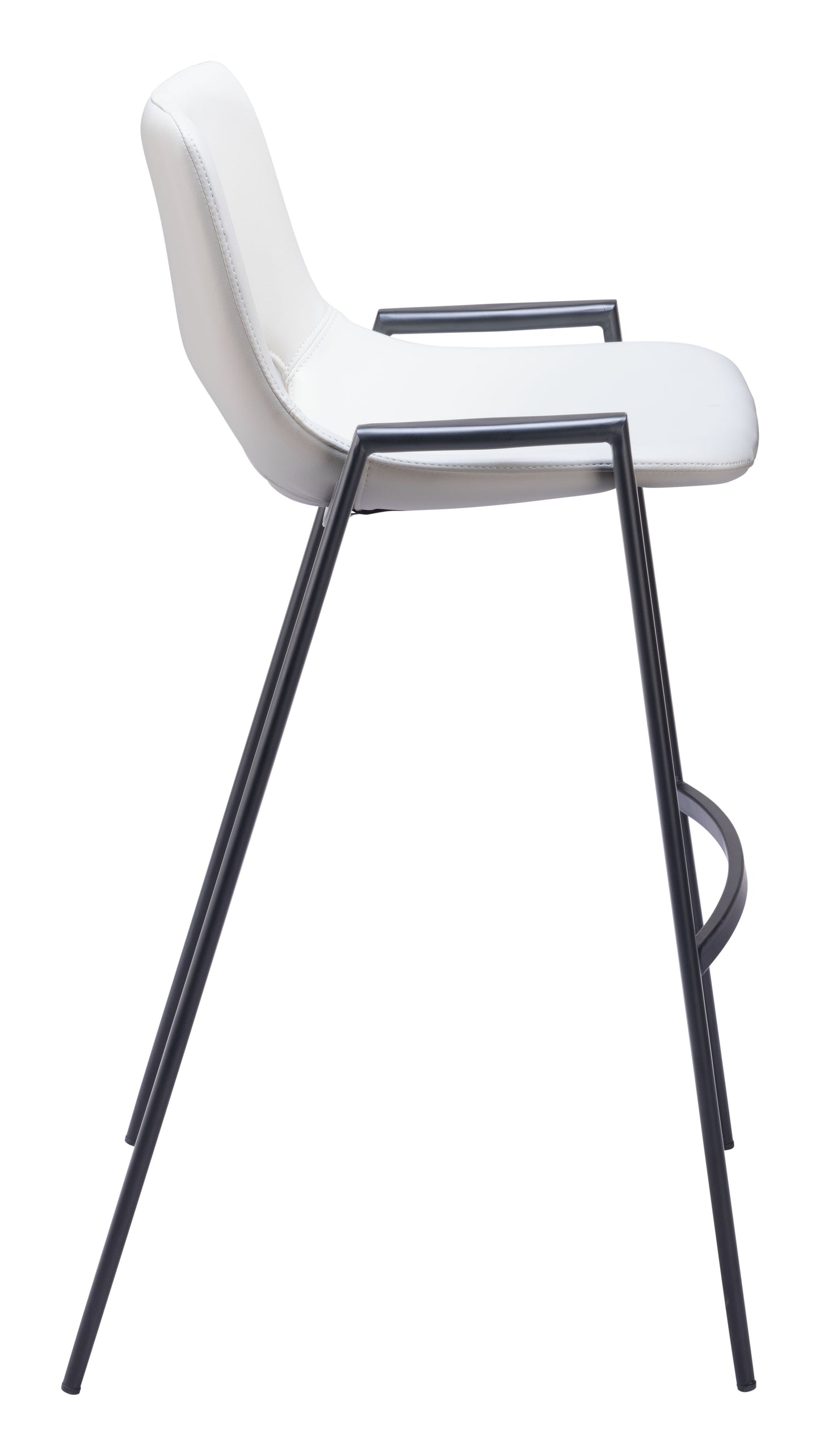 Desi Barstool (Set of 2) White - Disselt Designs