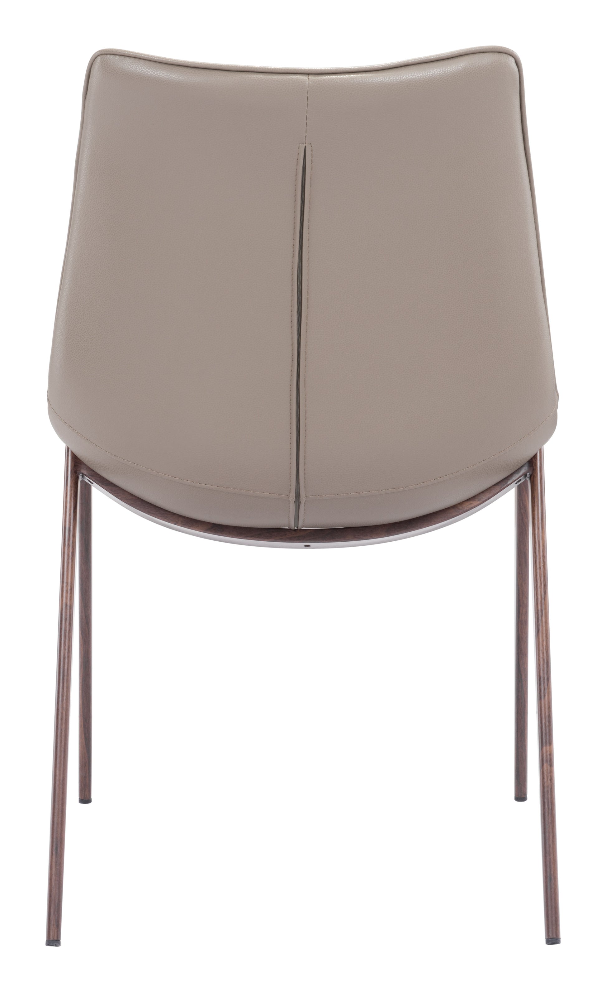 Magnus Dining Chair (Set of 2) Brown & Walnut - Disselt Designs