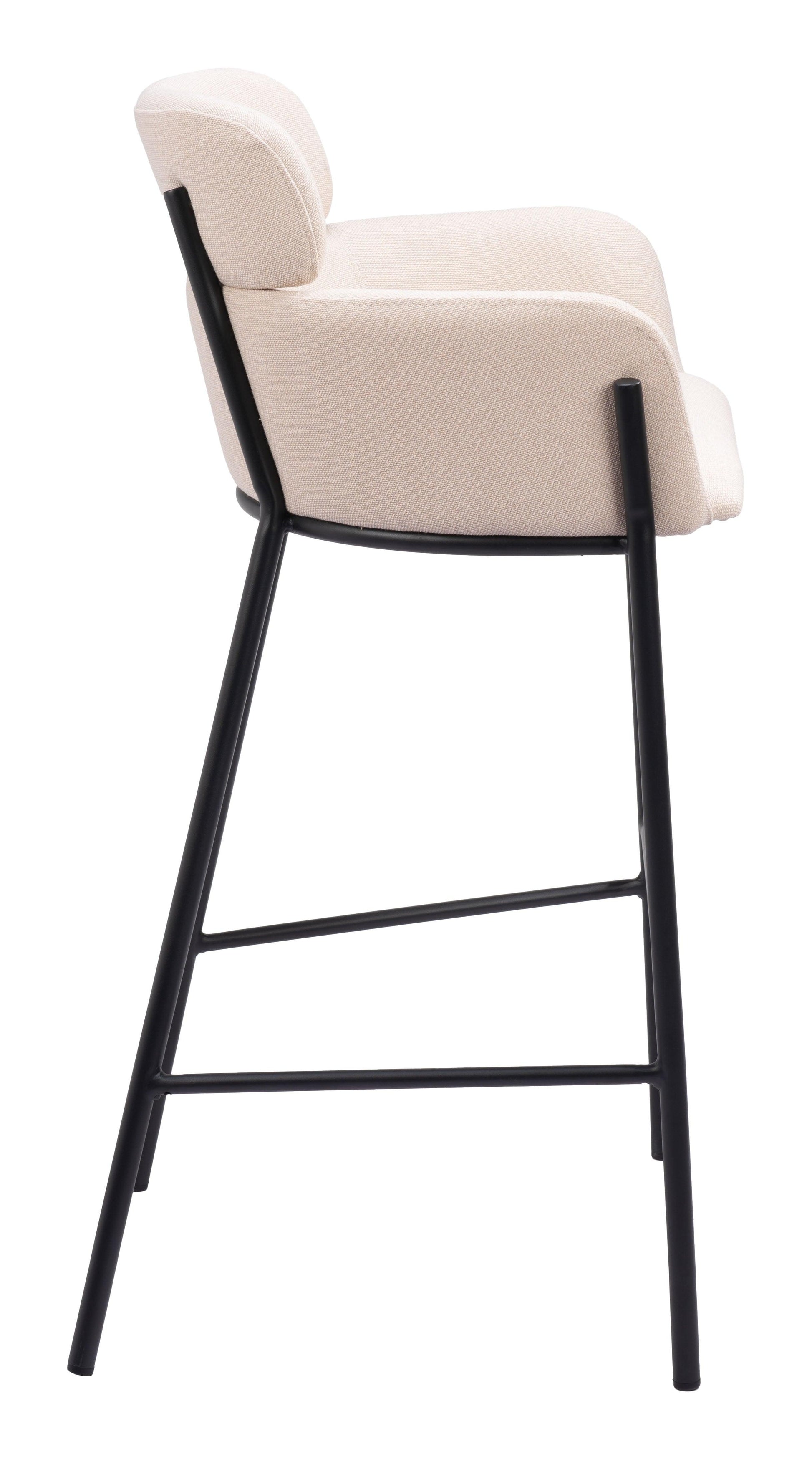 Bremor Barstool Beige - Disselt Designs