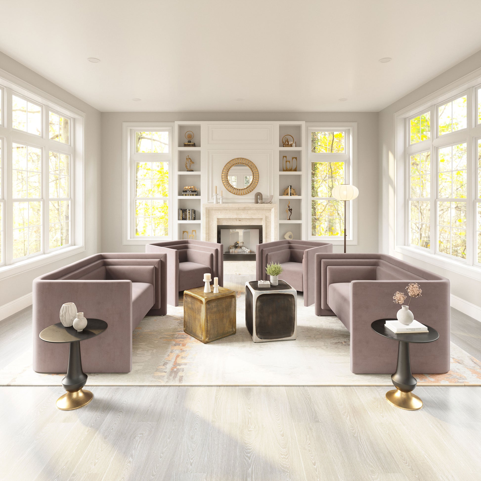 Trippel Armchair Taupe - Disselt Designs