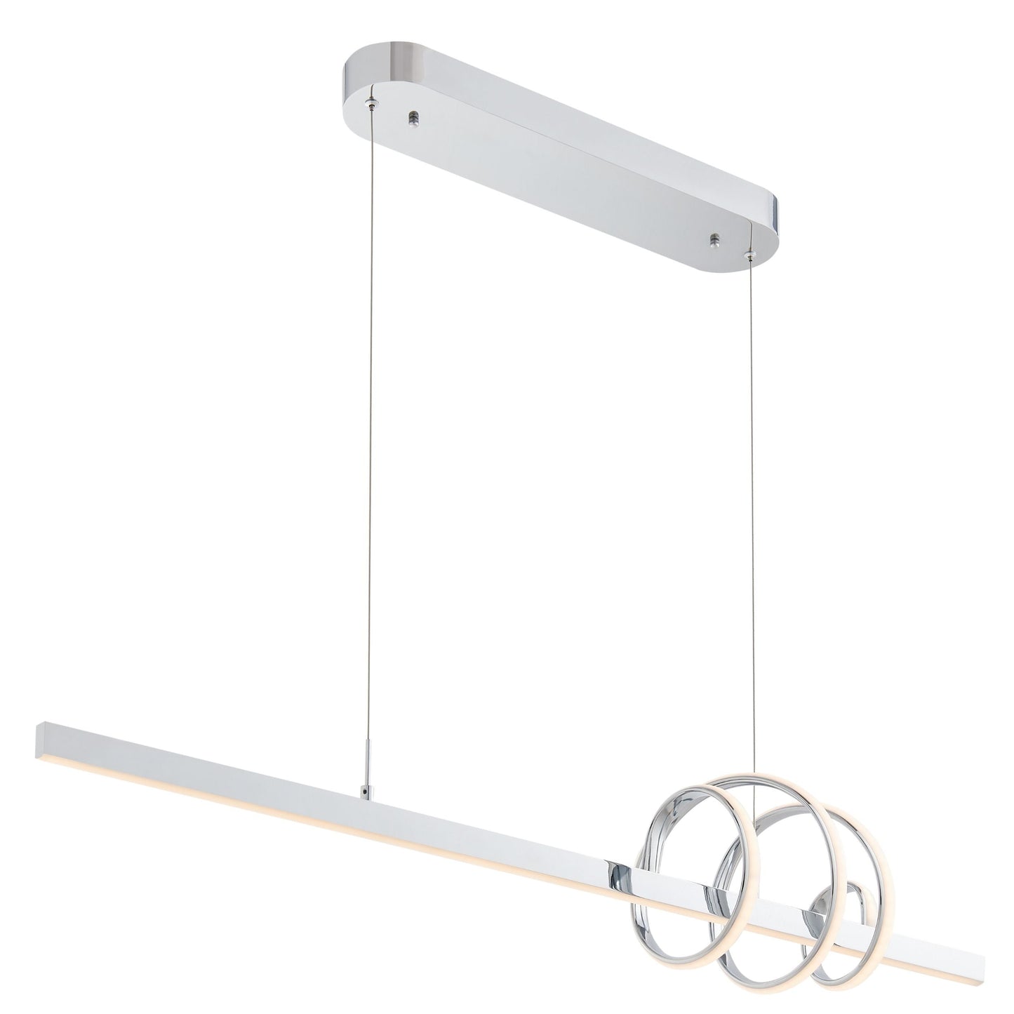 Salzburg Linear Chandelier // Chrome - Disselt Designs