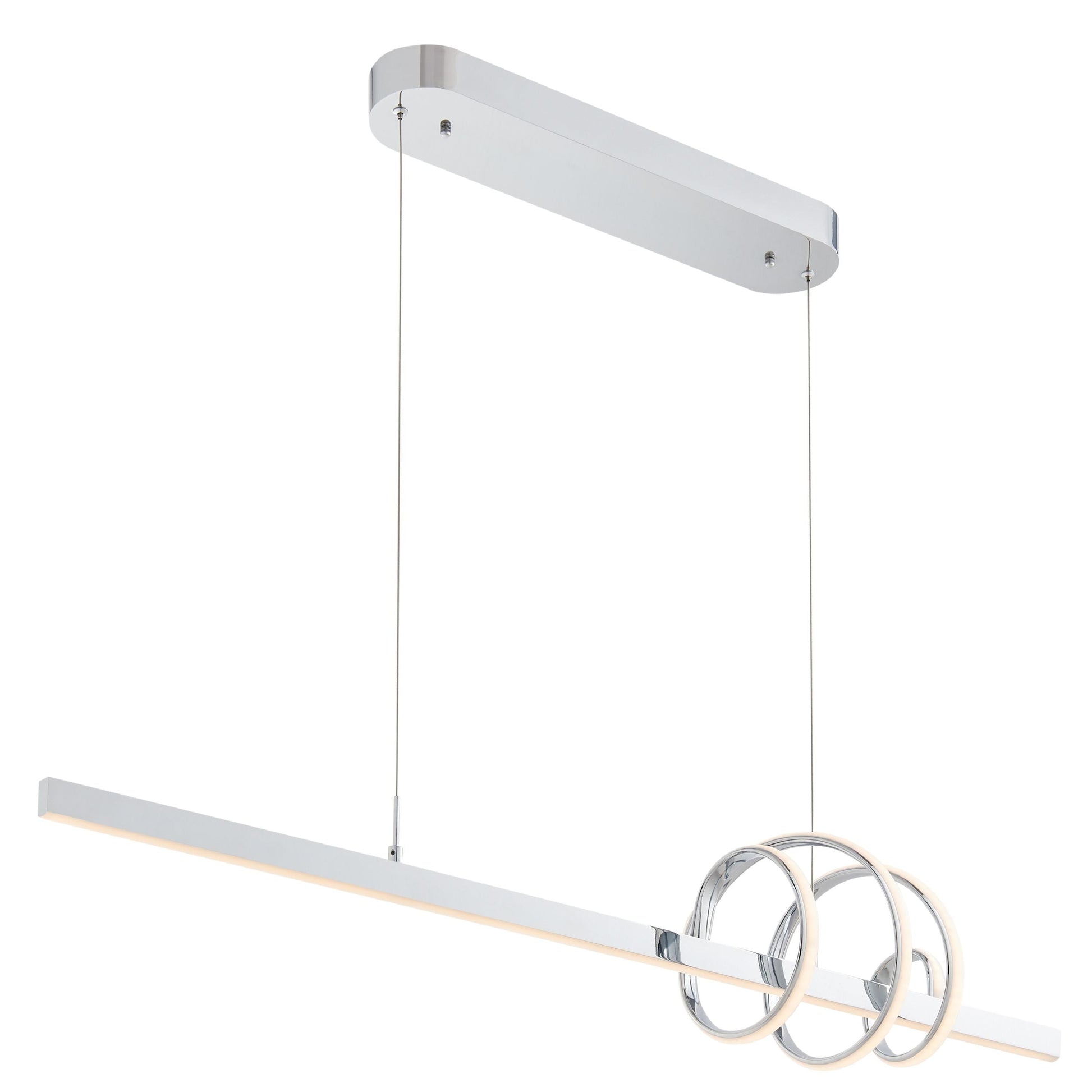 Salzburg Linear Chandelier // Chrome - Disselt Designs
