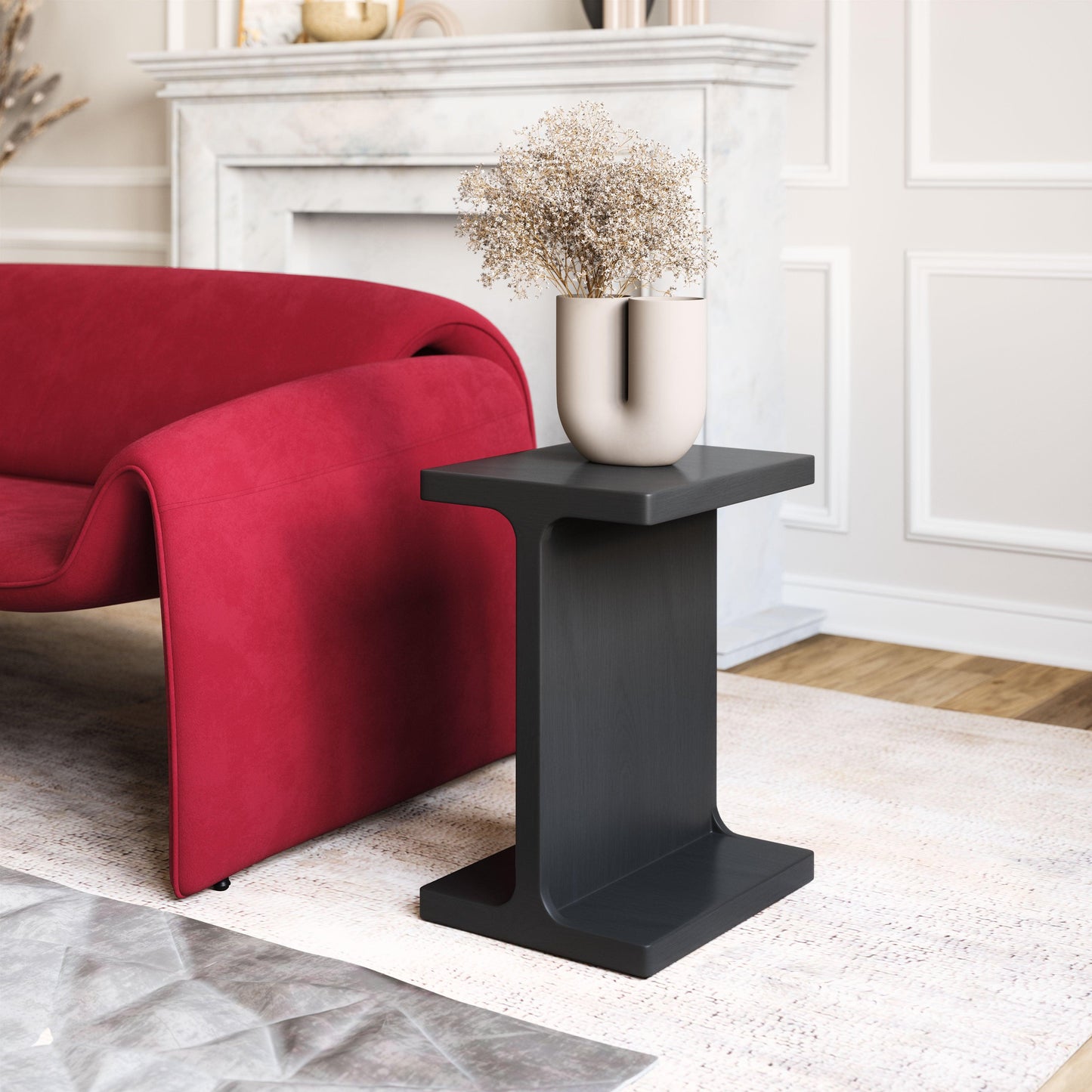 Bama Side Table Black - Disselt Designs