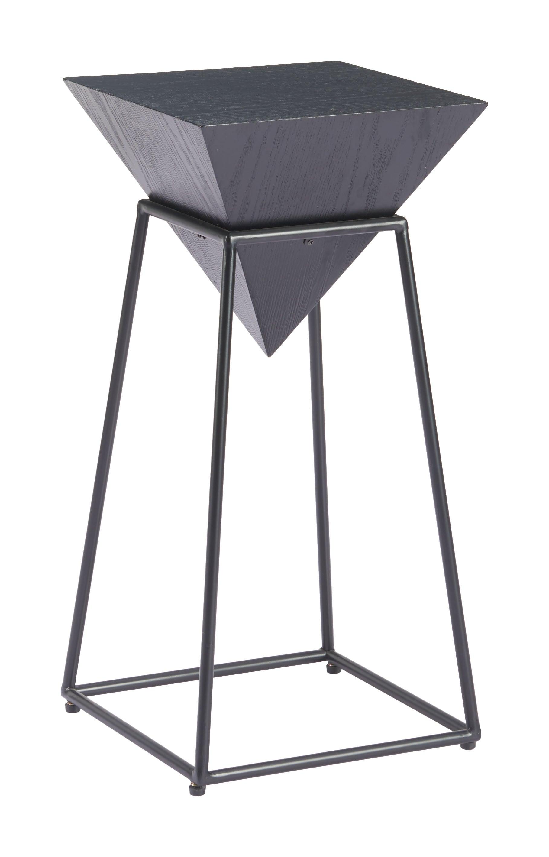 Pira Side Table Black - Disselt Designs