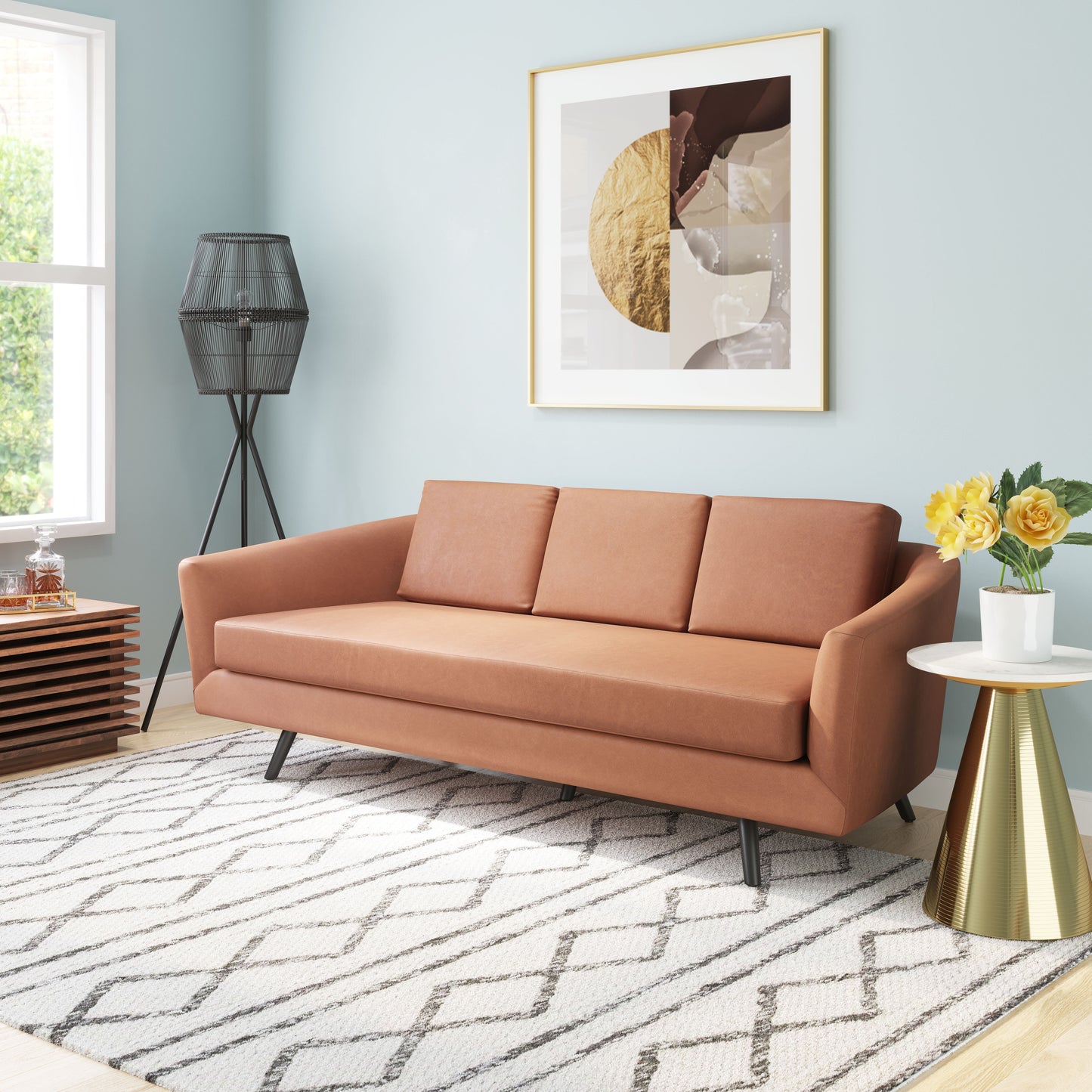 Divinity Sofa Brown - Disselt Designs