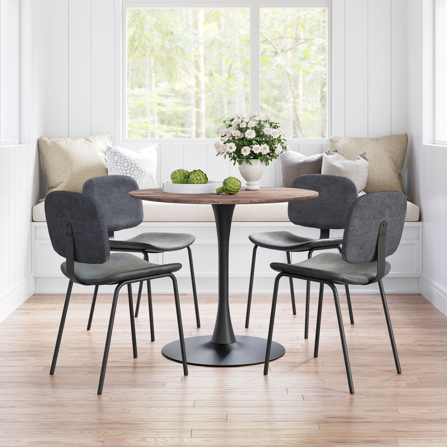 Opus Dining Table Brown & Black - Disselt Designs