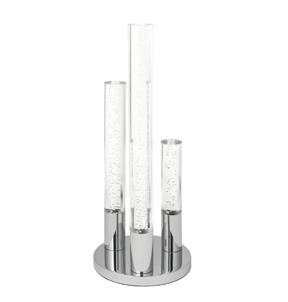 Acrylic Cylinders with Touch Switch Table Lamp // 3 Light - Disselt Designs