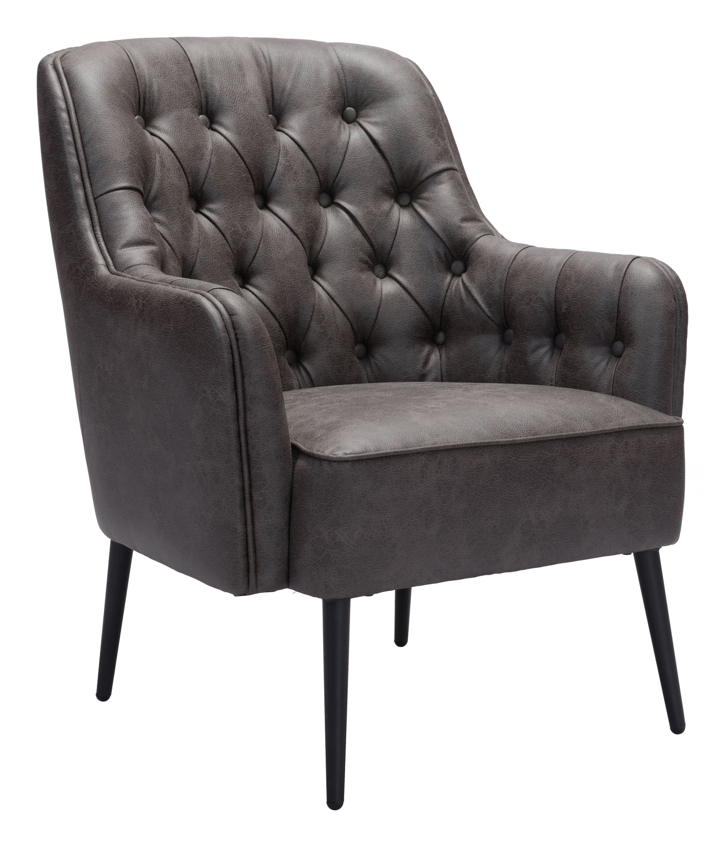 Tasmania Accent Chair Vintage Black - Disselt Designs