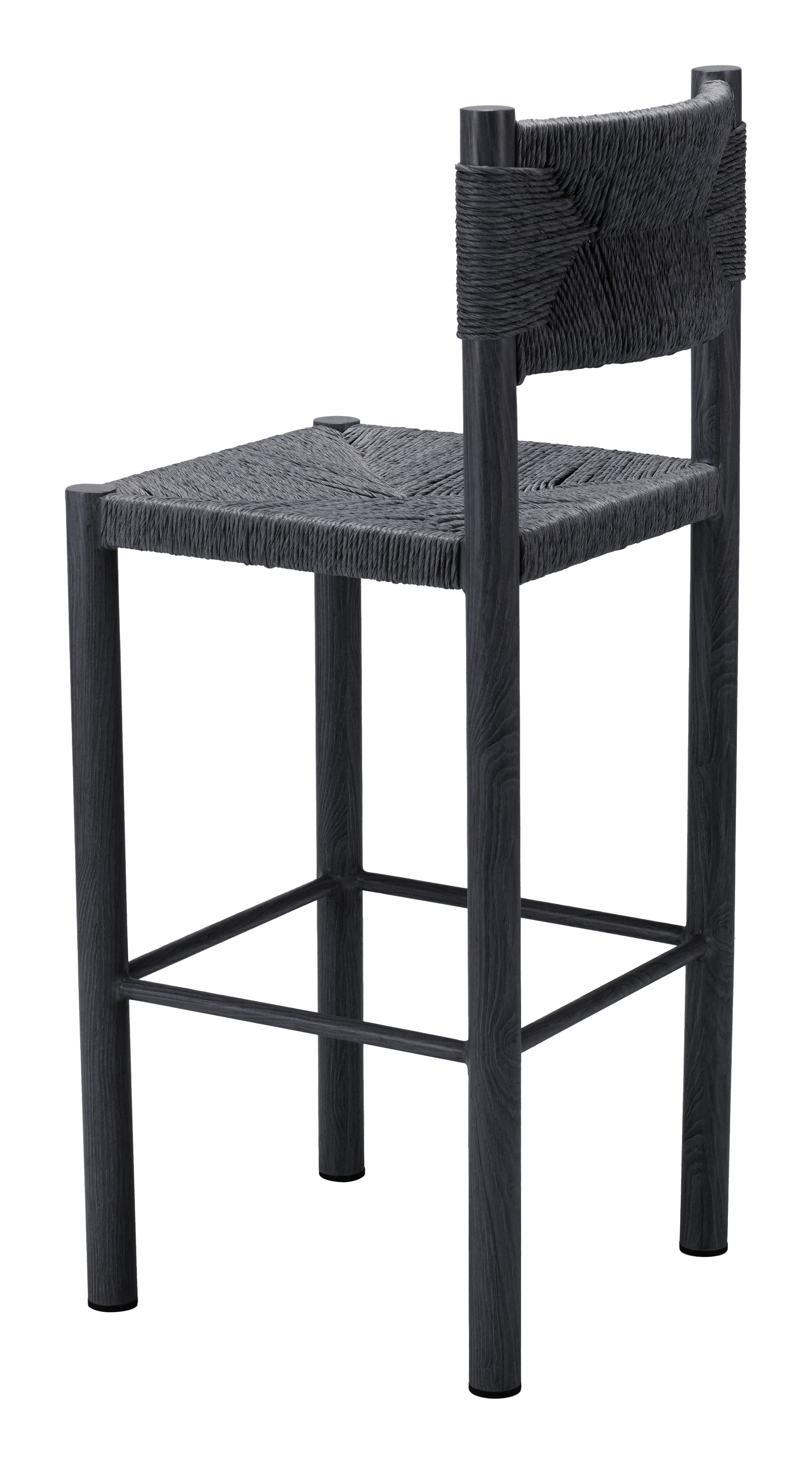Iska Barstool (Set of 2) Black - Disselt Designs