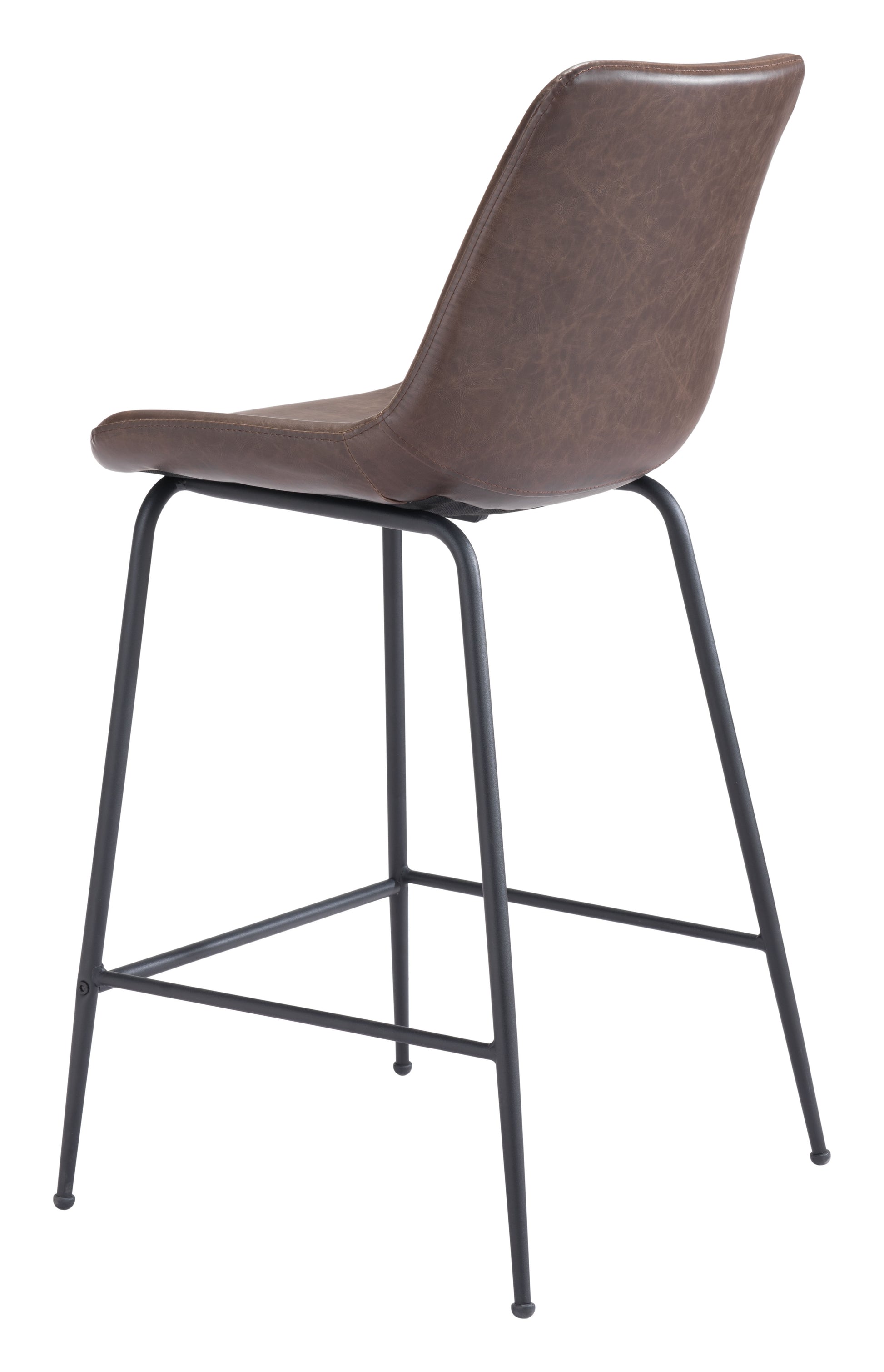 Byron Counter Stool Brown - Disselt Designs