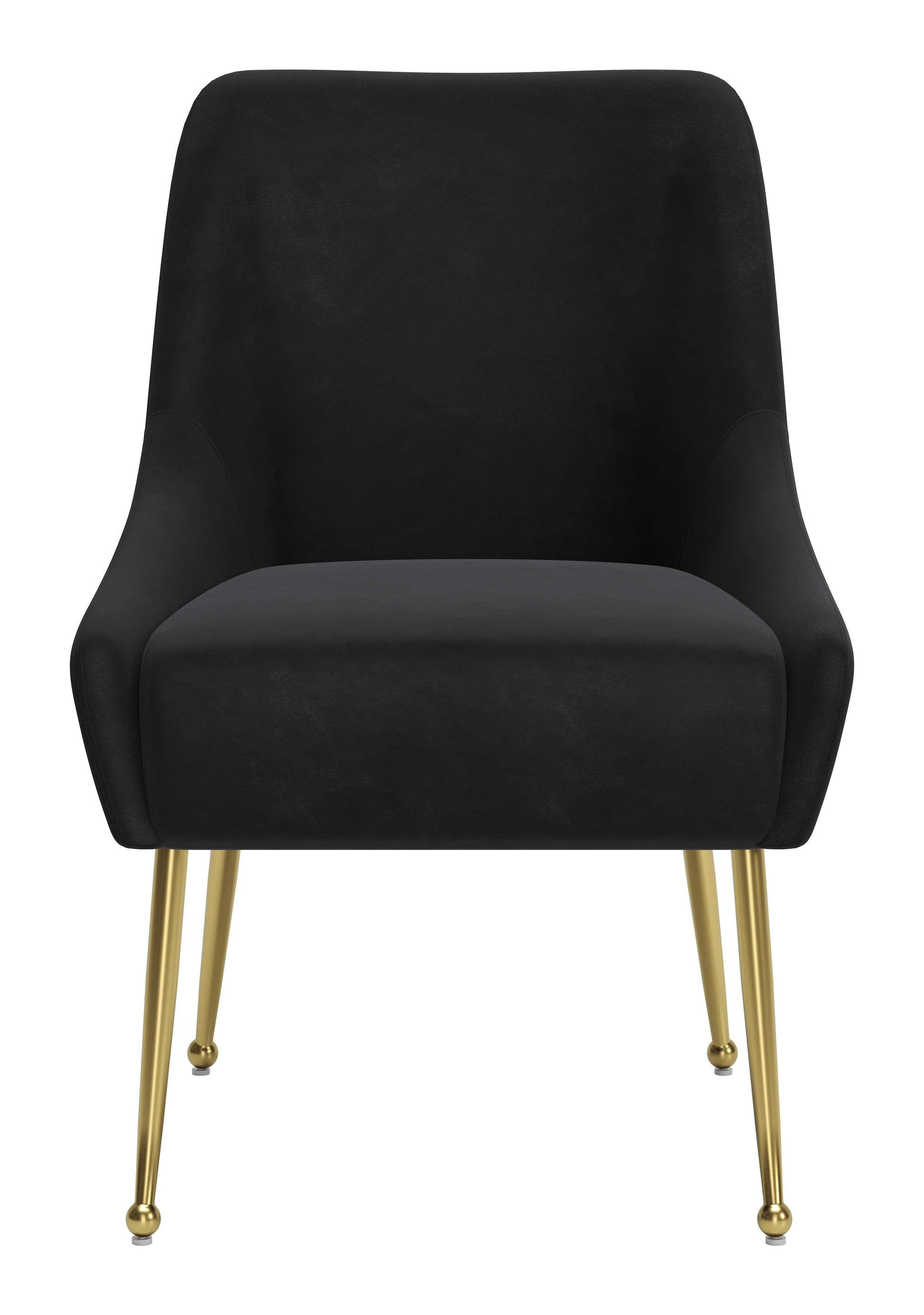 Maxine Dining Chair Black & Gold - Disselt Designs