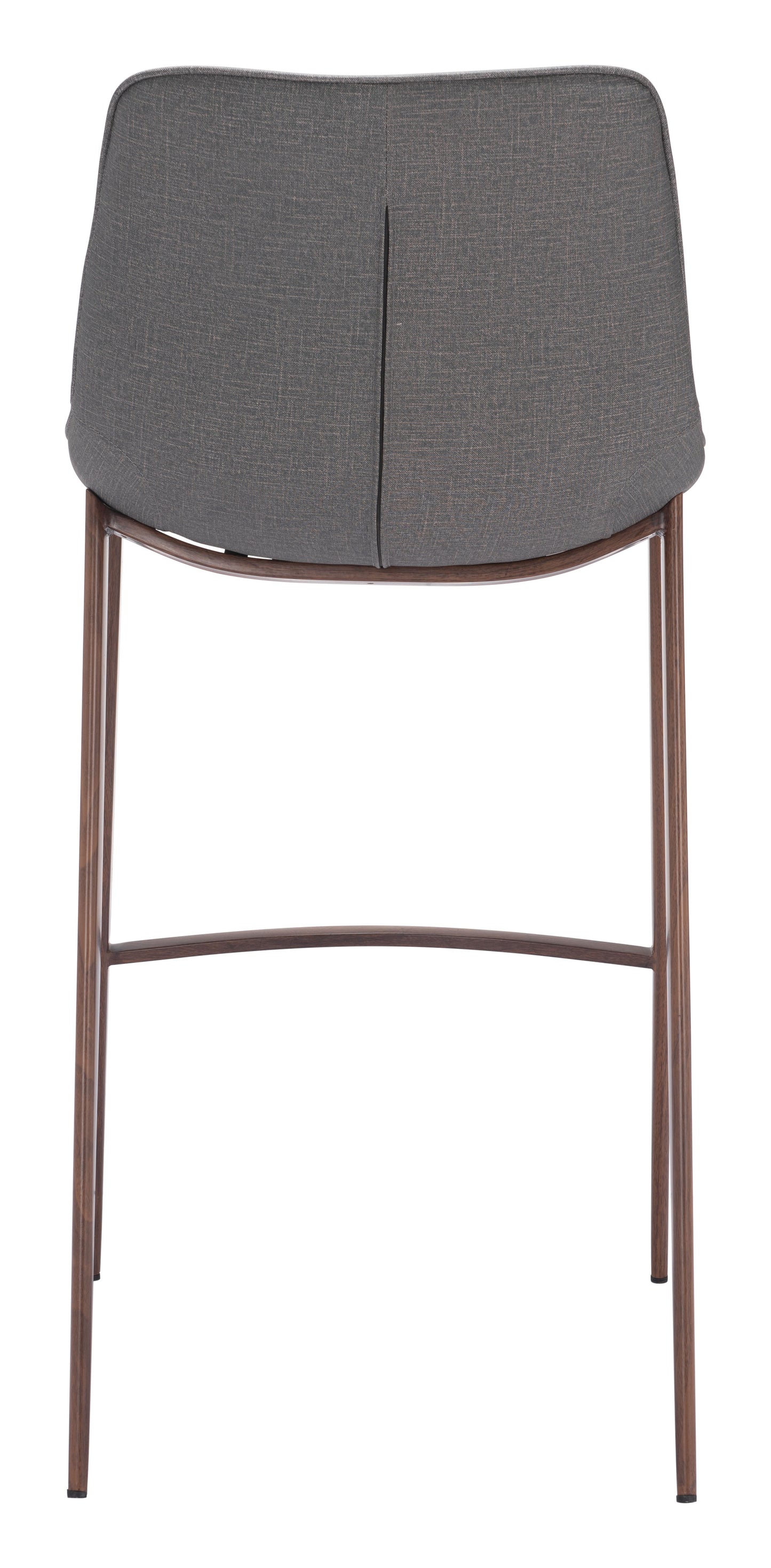 Magnus Barstool (Set of 2) Slate Gray & Walnut - Disselt Designs