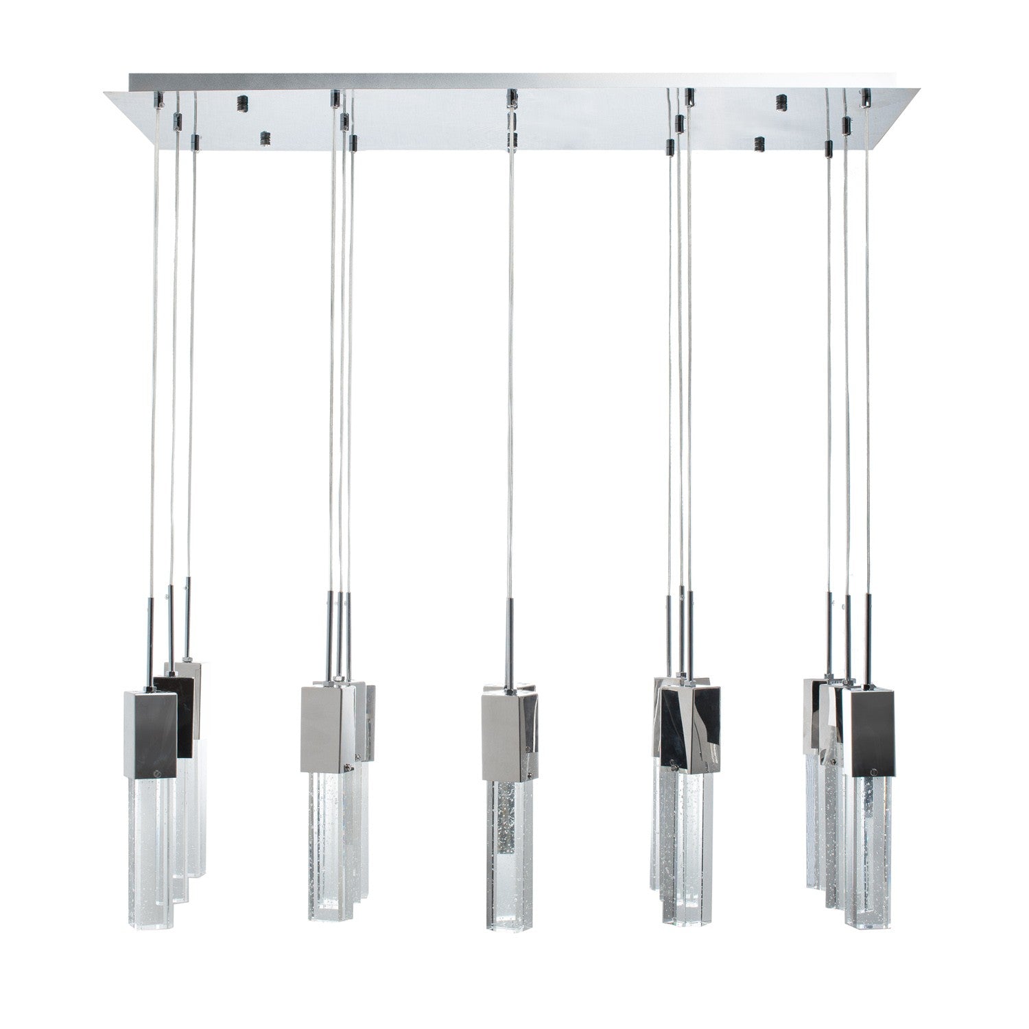 Rectangular Crystal Chandelier // 15 Light - Disselt Designs