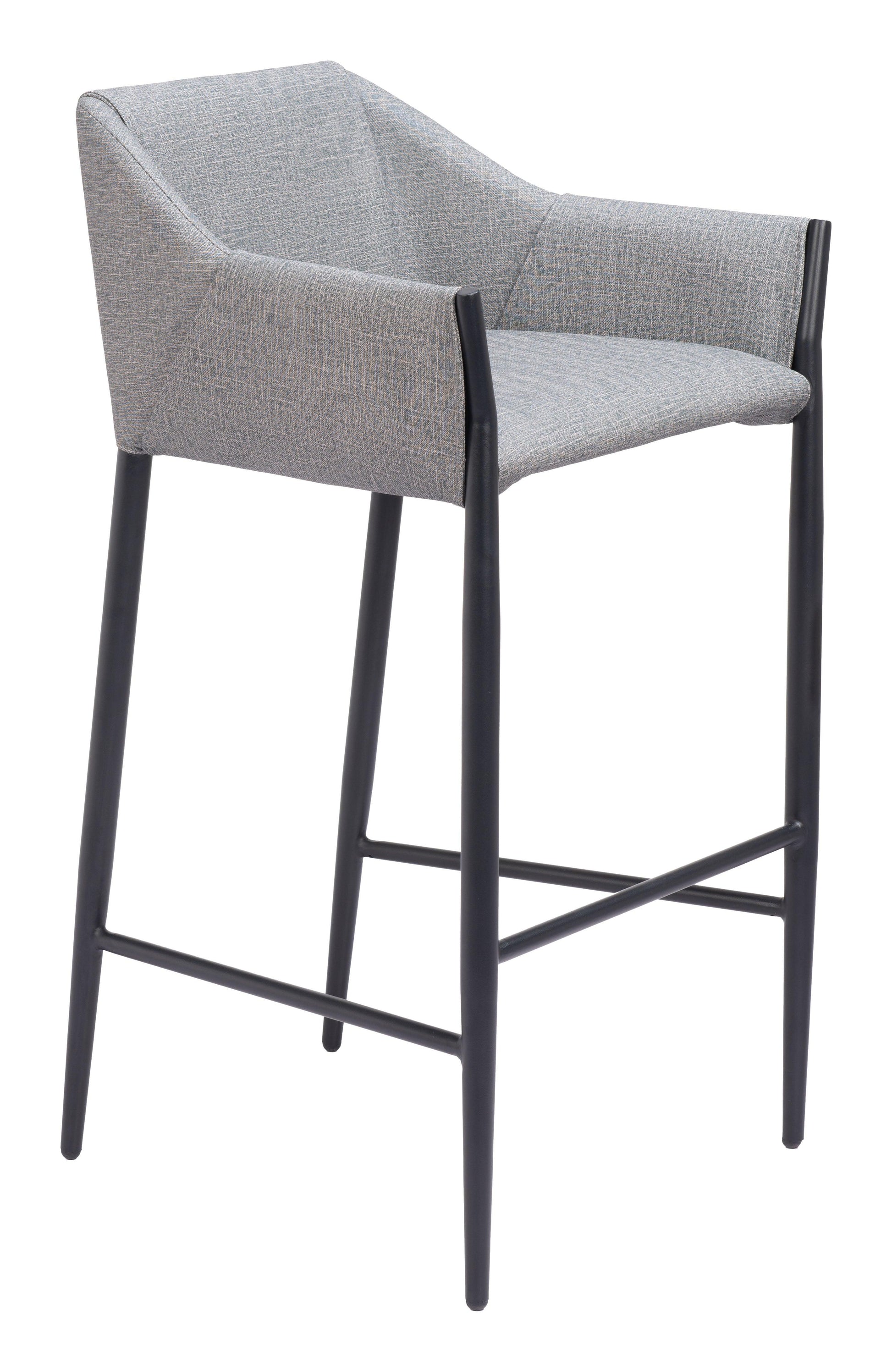 Andover Barstool Slate Gray - Disselt Designs