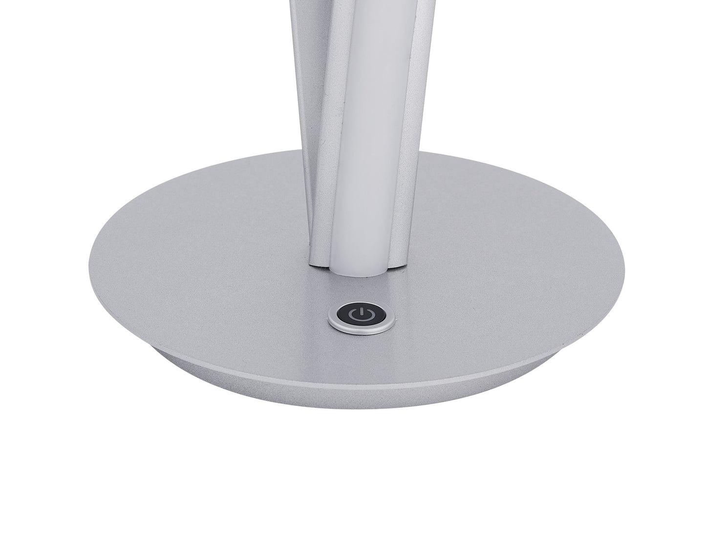 Munich Silver Table Lamp // LED Strip & Touch Dimmer - Disselt Designs