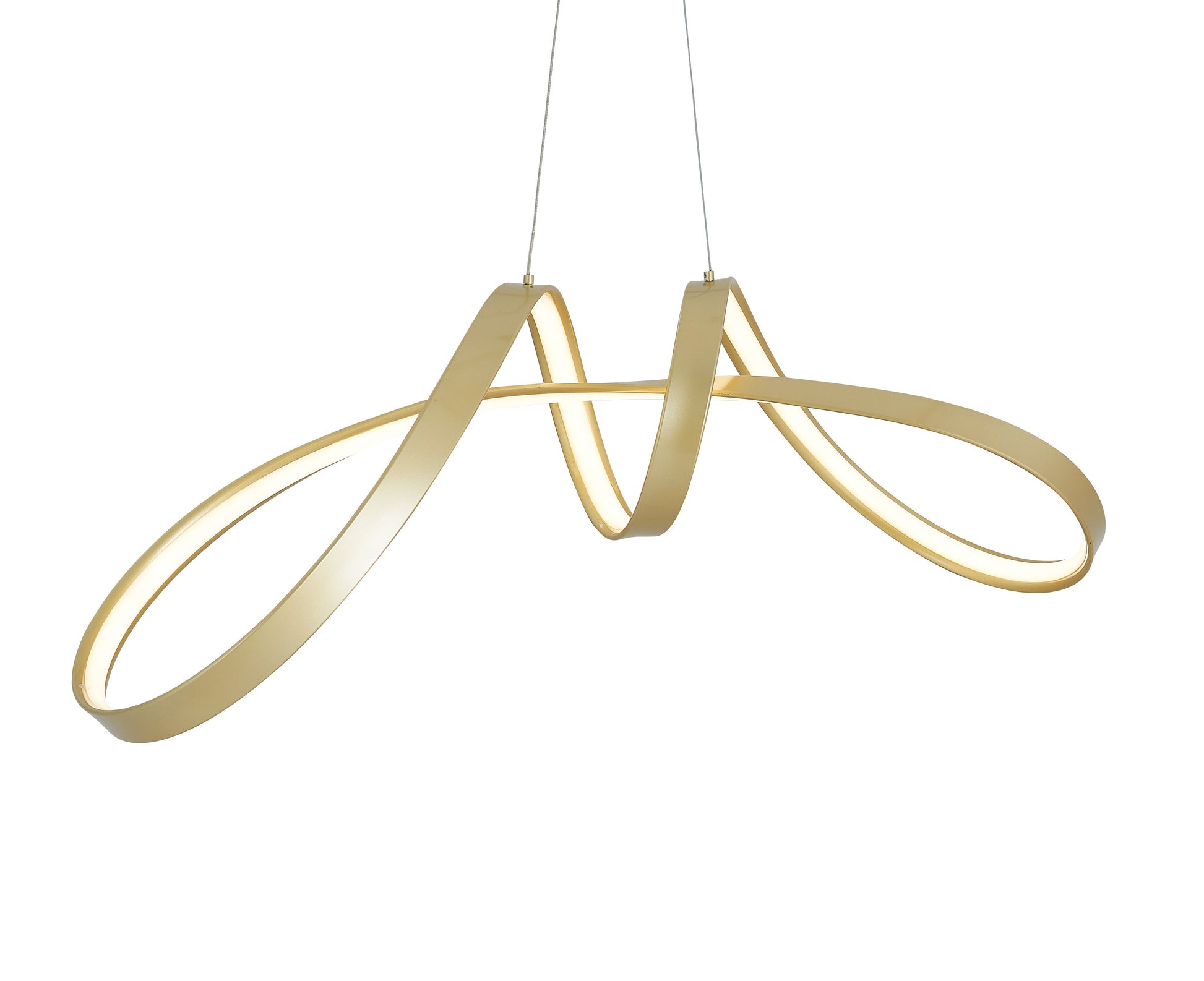 Bucharest Integrated LED Chandelier // Sandy Gold - Disselt Designs