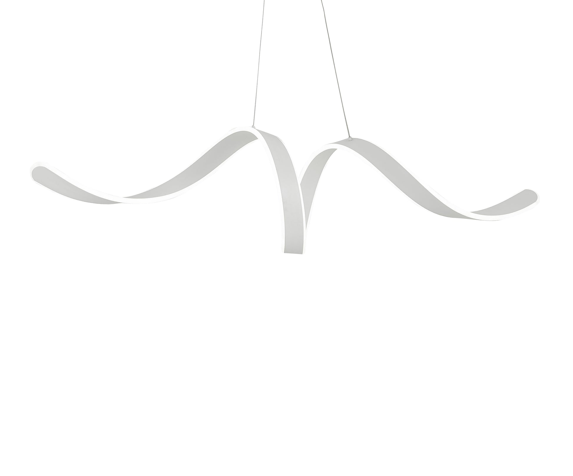 Copenhagen LED Chandelier // White - Disselt Designs
