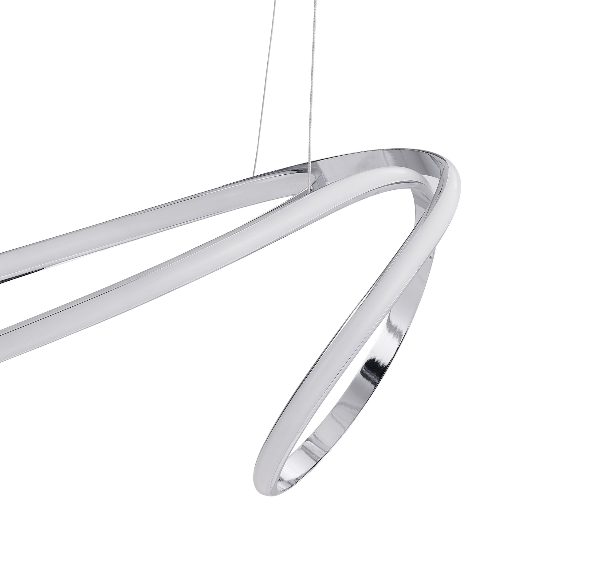 Moscow LED Chandelier // Chrome - Disselt Designs