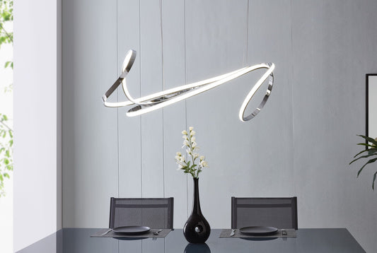 Moscow LED Chandelier // Chrome - Disselt Designs