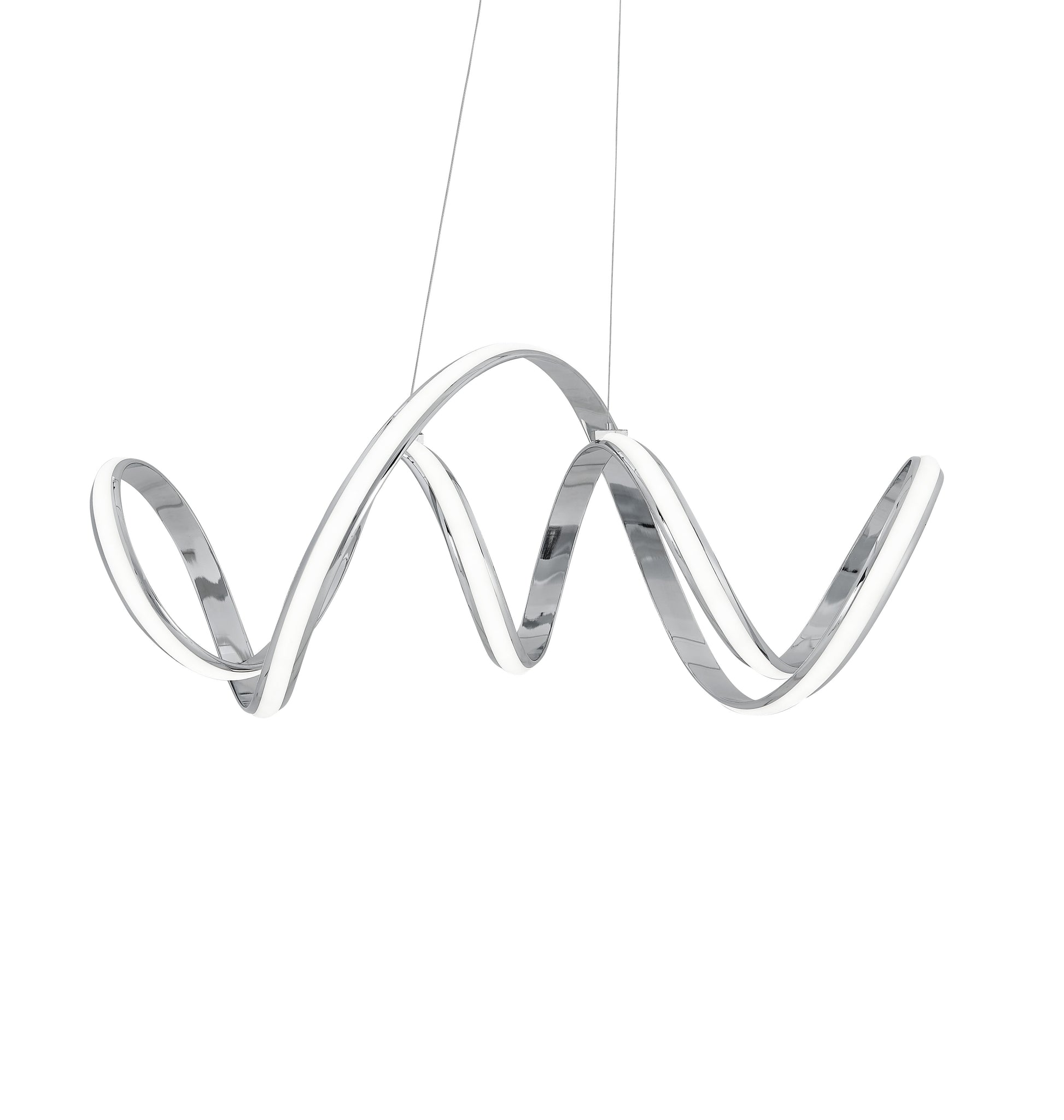 Seville LED Chandelier // Chrome - Disselt Designs