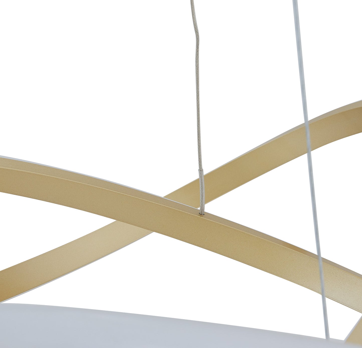 Edinburgh LED Chandelier // Gold - Disselt Designs