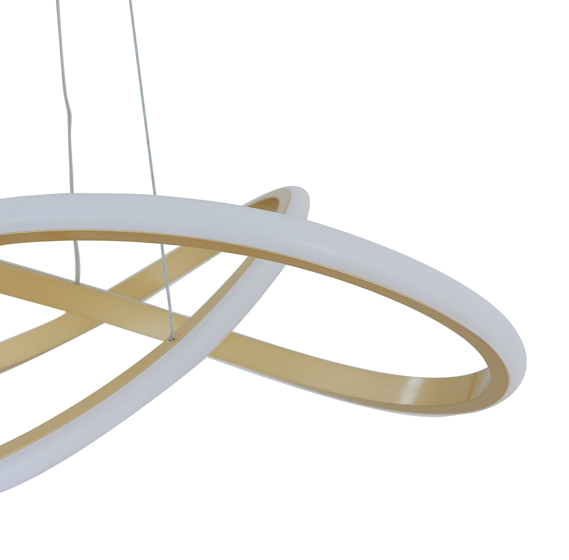 Edinburgh LED Chandelier // Gold - Disselt Designs