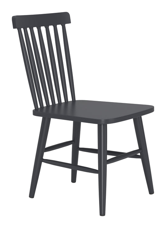 Zeilen Dining Chair (Set of 2) Black - Disselt Designs