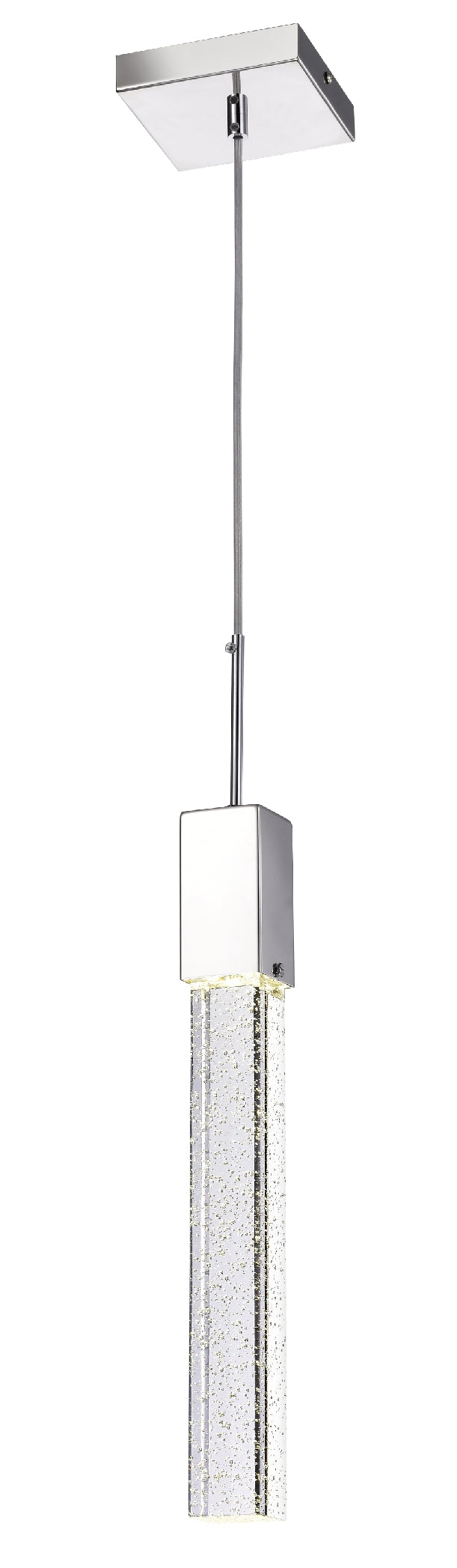 Rectangular Crystal Pendant // XL 1 light - Disselt Designs