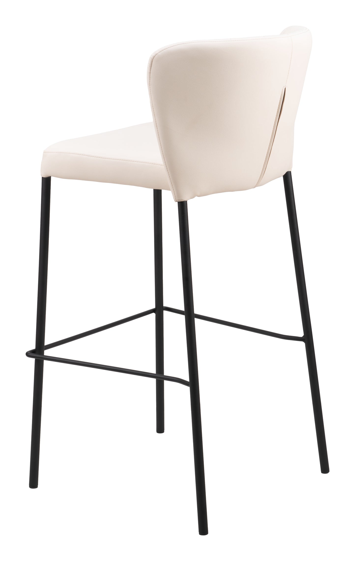 Linz Barstool (Set of 2) Cream - Disselt Designs