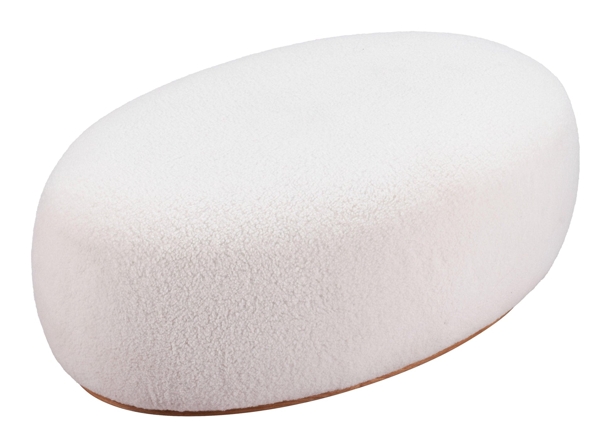 Amber Ottoman Cream - Disselt Designs