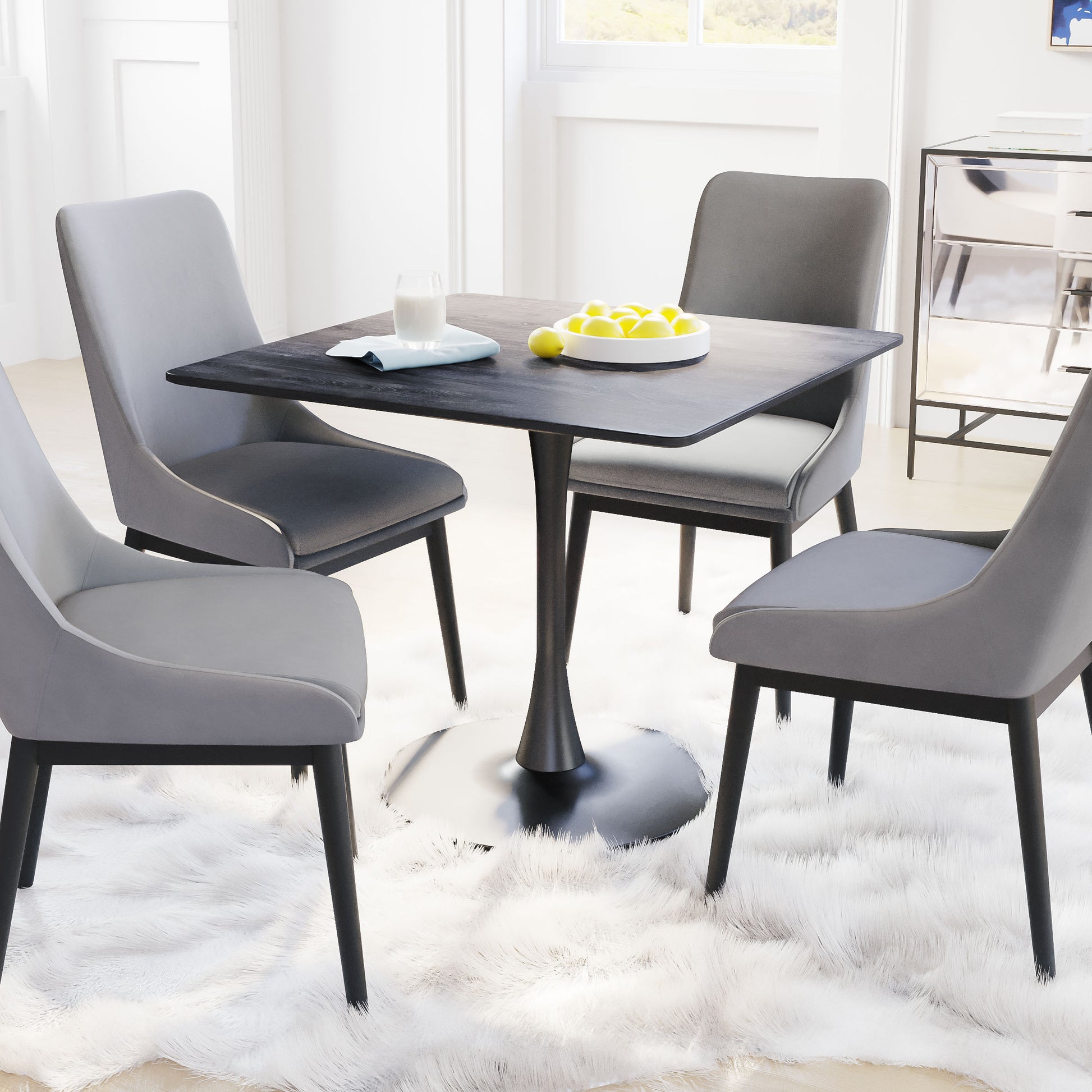 Molly Dining Table Black - Disselt Designs