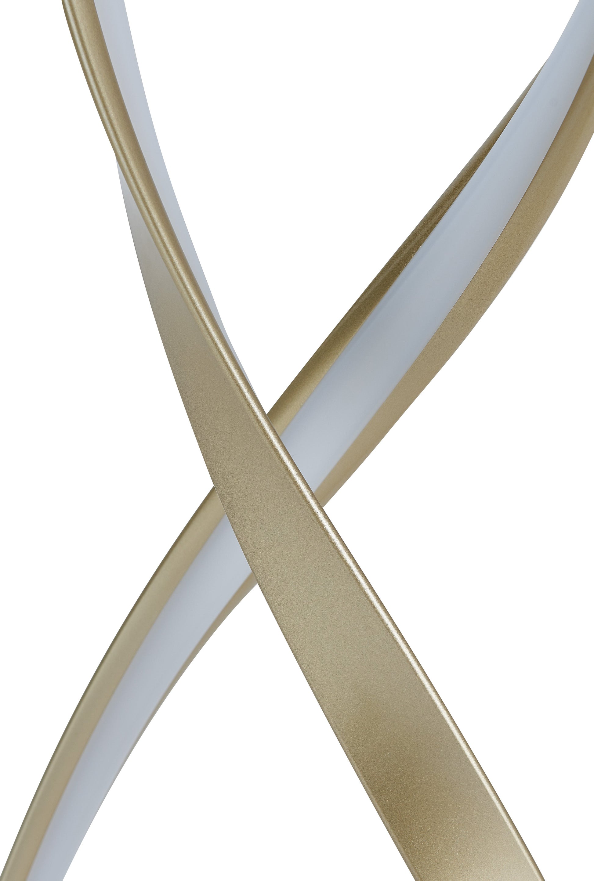 Vienna LED 55" Tall Floor Lamp // Sandy Gold - Disselt Designs