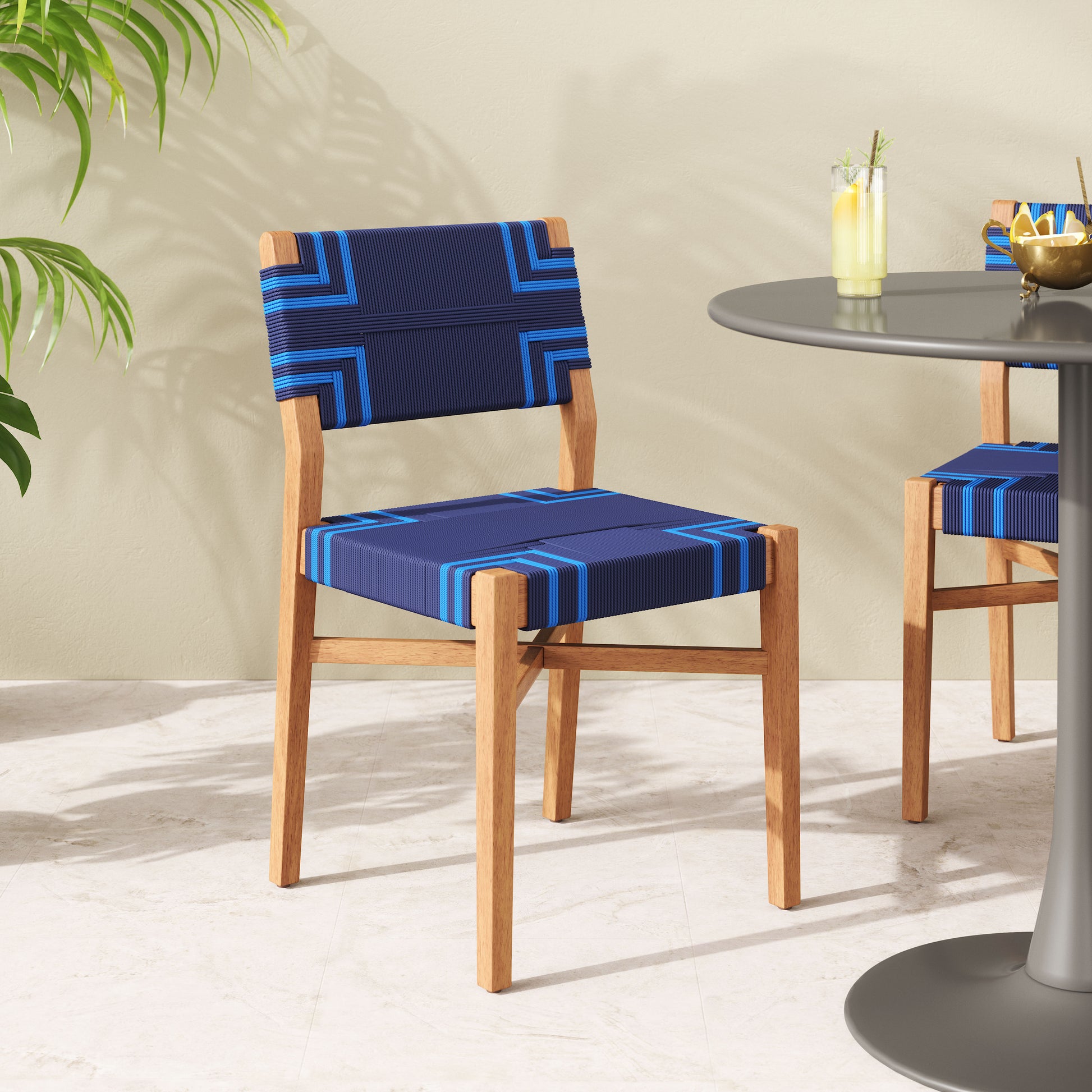 Serene Dining Chair Blue - Disselt Designs