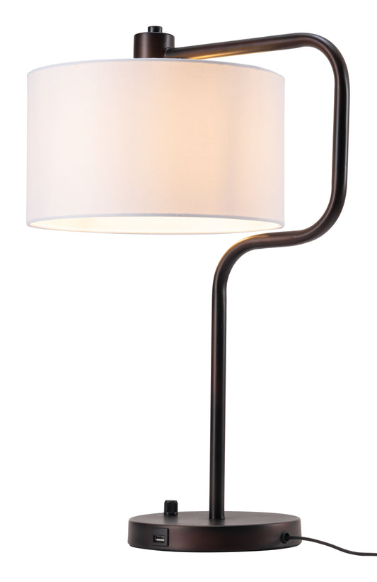 Middlemist Table Lamp White - Disselt Designs