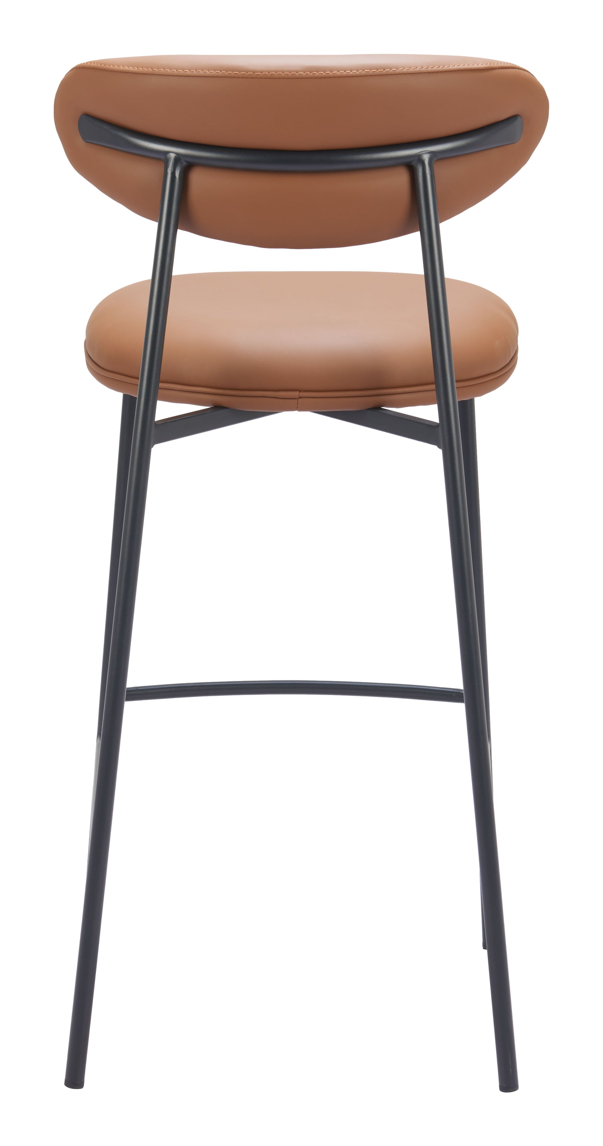 Rorun Barstool (Set of 2) Brown - Disselt Designs