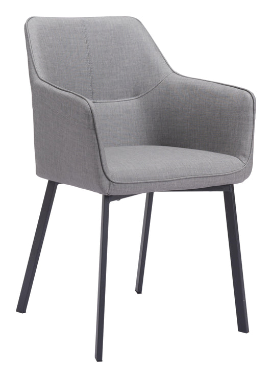 Adage Dining Chair (Set of 2) Gray - Disselt Designs